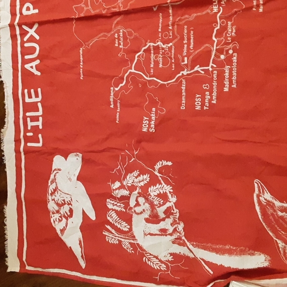 L'ile Aux Parfums fabric piece - Picture 2 of 7